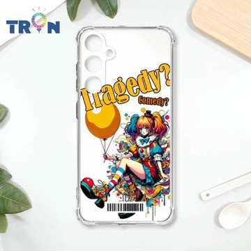 TRON 三星 A35 普普風小丑系列 四角防摔載具殼 軟殼 手機殼
