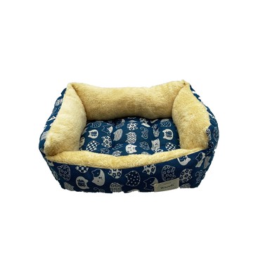 【寵物睡窩】藏青和風貓窩 材質柔軟 貓窩 貓床 寵物床  寵物墊  狗床 狗墊 貓墊 日式寵物窩 寵物窩