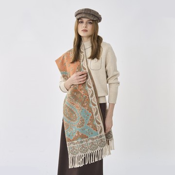 CLL巧玲瓏 多色菱形格雅致圍巾 5379902