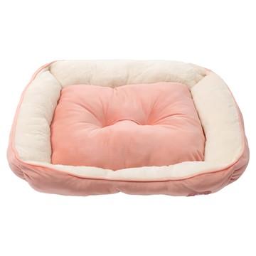 DF經典款方型睡床 戀愛粉 寵物睡墊  M  1入