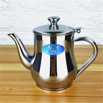 實在高檔帶濾網加厚不銹鋼油壺調料壺金屬油瓶油罐安士多用壺廚房