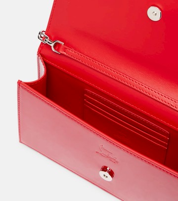 Christian Louboutin Loubi54 patent leather clutch