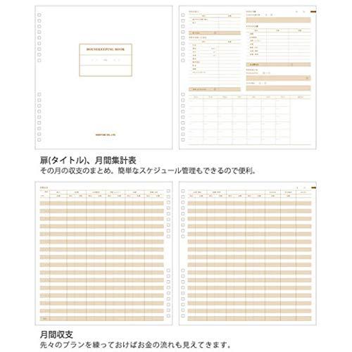 家計簿 ノート ハウスキーピングブック パヴォ ハイタイド HIGHTIDE 簡単 家計簿 ピンク [CP014]