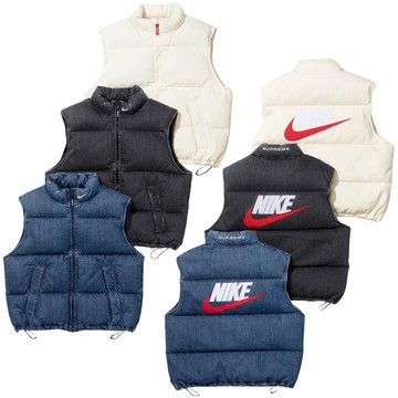 【日貨代購CITY】2024SS SUPREME NIKE Denim Puffer Vest 聯名 背心 羽絨 現貨