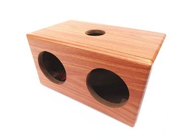 4寸5寸6.5寸雙喇叭孔低音炮音箱空箱木箱喇叭外殼汽車改裝音響