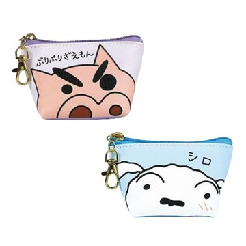 小禮堂 蠟筆小新 小物收納包 附扣環