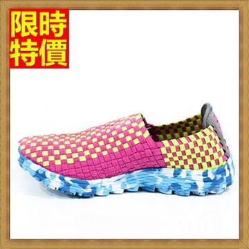 編織鞋懶人鞋-夏季輕便舒適時尚手工女休閒鞋2色69t27【獨家進口】【米蘭精品】