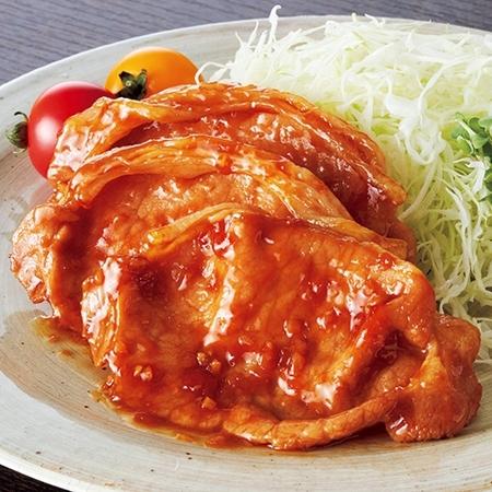 食品 冷凍食品 おかず おろし生姜の醤油ダレに漬け込んだ薄切り豚ロース