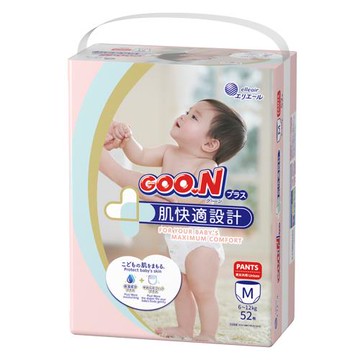 大王GOO.N紙尿布 境內版肌快適-褲型M(52片x3串)