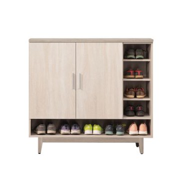 唯熙傢俱-海瑟薇雙色4尺鞋櫃