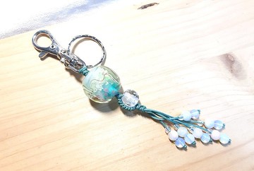 柚子林琉璃 -  清晨的露水 - 夜光 - 鑰匙圈 / 包包吊飾