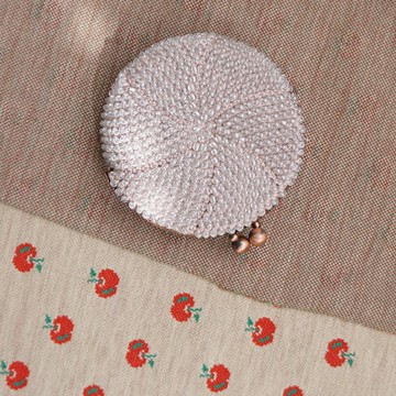 Ba-ba (m) 珠飾鉤針編織圓形口金包 No.2133