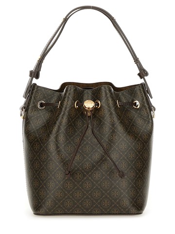 tory burch monogram t bucket bag
