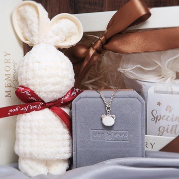 彌月禮盒 活力小熊 細版 純銀兒童手鍊 刻字訂製 寶寶手鍊