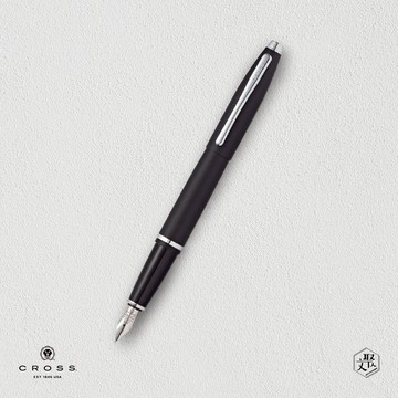 【CROSS】凱樂系列 鍛黑鋼筆M尖 免費刻字(原廠正貨)