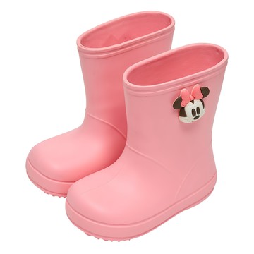 BORUI 柏睿鞋業 迪士尼DISNEY 中筒輕量兒童雨鞋  米妮粉  160mm
