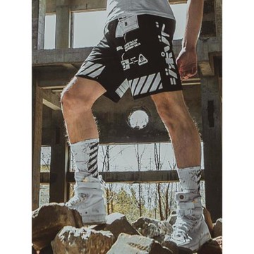 simplefad機能工裝軍事風短褲原創獨立設計師品牌潮牌運動高街男