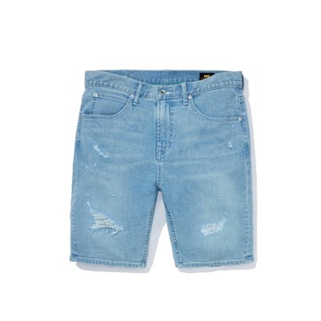 Lee 男款 901 牛仔短褲 淺藍洗水｜Modern