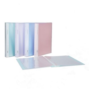 【新德牌】P.P A4 40入柔彩資料夾 12本 / 箱 01-403