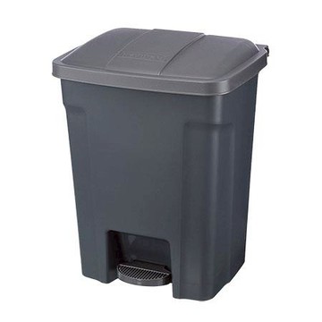 KEYWAY商用衛生踏式垃圾桶80L/灰/PSS080-1