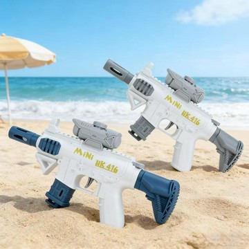 臺灣出貨🎊M416雙連動回膛水槍手動可拆卸兒童連發水槍夏天戶外戲水玩具新款大減價🎁
