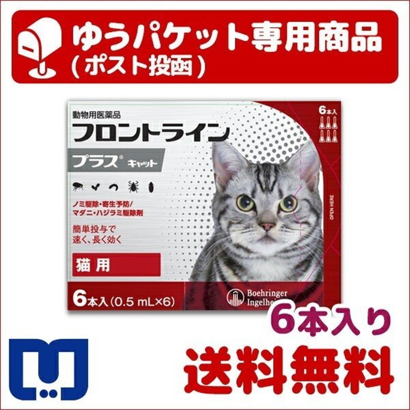 300円OFFクーポン】フロントラインプラス 猫用 6本入 動物用医薬品【A配送】 通販 LINEポイント最大0.5%GET | LINEショッピング