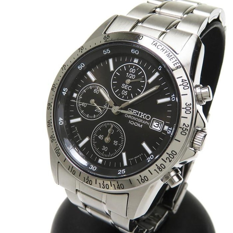 SEIKO/セイコー 7T92-0DW0 クロノグラフ 腕時計 ステンレススチール 