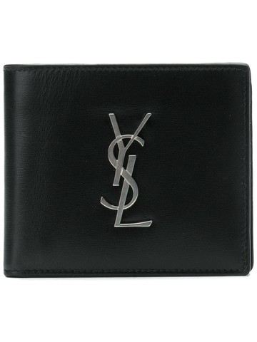 Saint Laurent - East/West Monogram wallet - men - Calf Leather - One Size - Black