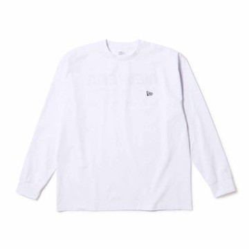 NEW ERA 男女 寬版長袖上衣 日版 OS UTILITY 上衣 ARCHIVE 白 NE14735100