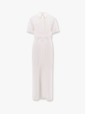 Viscose and linen long dress long dress - BRUNELLO CUCINELLI - gender_Woman