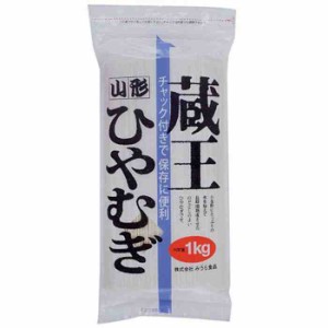 みうら食品 チャック付蔵王ひやむぎ 1kg×10袋(支社倉庫発送品)