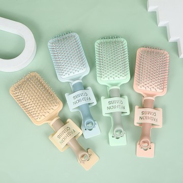 氣墊按摩梳 氣墊梳 梳子 糖果色 按摩氣囊梳 方梳 頭皮按摩梳 馬卡龍色 美髮梳