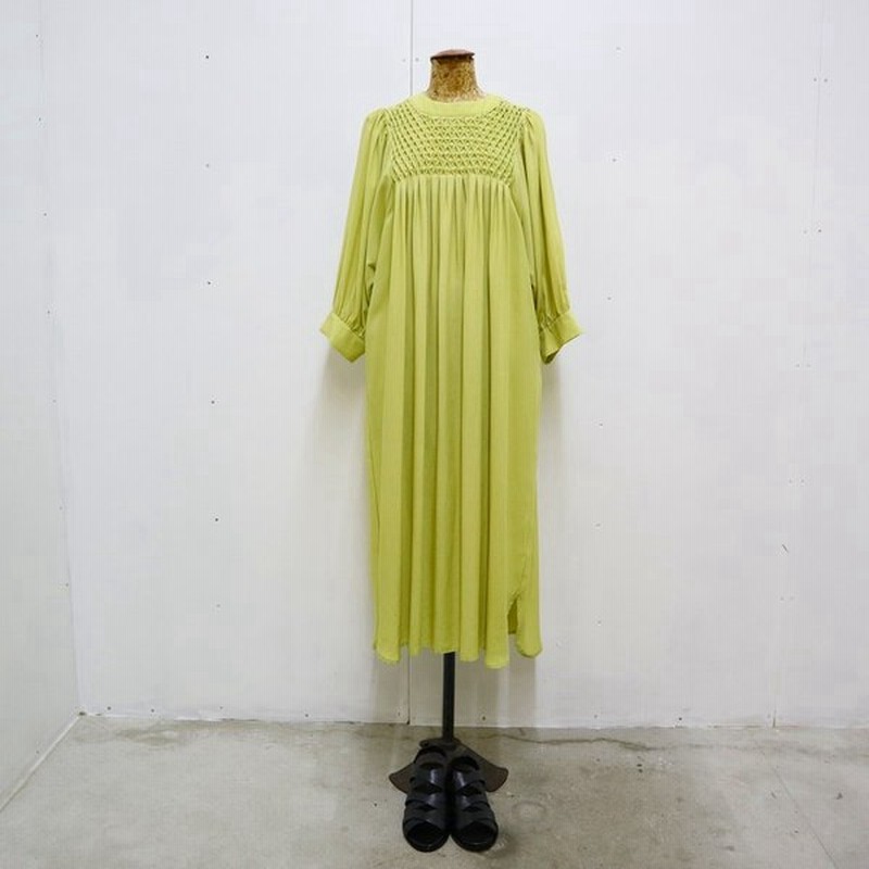 Kelen ケレン ワンピース Ninon イエローグリーン Lkl21hop12 通販 Lineポイント最大0 5 Get Lineショッピング