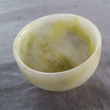 新款天然玉石a貨陜西藍田玉茶碗藍田功夫茶具功夫茶杯玉碗