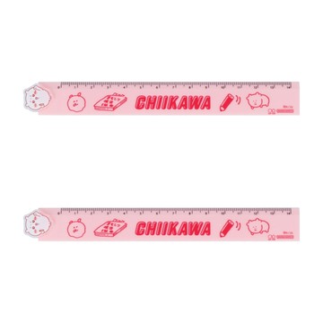 sun-star 吉伊卡哇漫畫風直尺 14cm  小可愛 粉紅色  2支