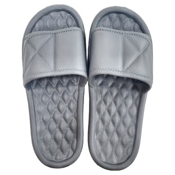 輕量格紋拖鞋 Set 3雙  S(40-41)  灰色