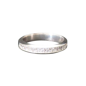 半週年戒指 925 純銀【免費刻印】永恆戒指 純銀飾品 女款 聖誕節 鋯石