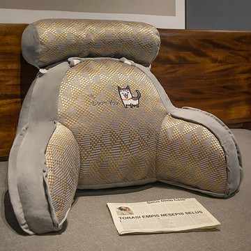 靠枕 靠墊 靠背墊 涼席床上看書護腰靠枕床頭軟包大靠背宿舍沙發辦公室久坐腰墊抱枕【MJ24800】