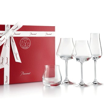 【Baccarat】Chateau 巴卡拉酒莊品嘗家酒杯禮盒-4入 酒杯 酒杯組合 水晶酒杯 品酒 萬用杯 禮盒包裝