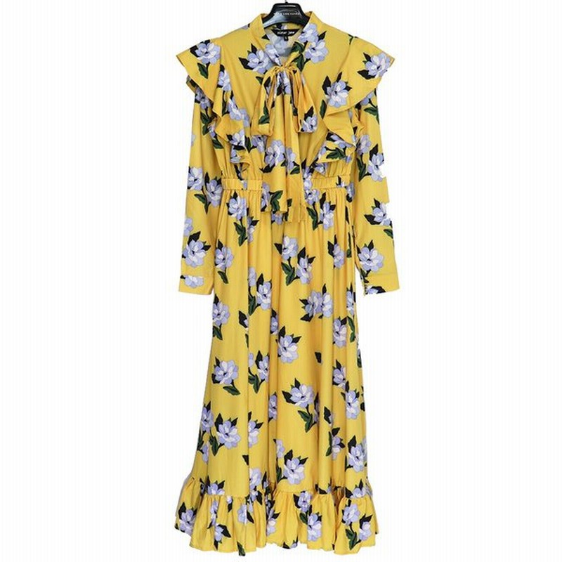 19aw Sister Jane Spectate Floral Print Maxi Dress シスタージェーン レディース 花柄 リボン ロング マキシ ワンピース ドレス S 通販 Lineポイント最大0 5 Get Lineショッピング