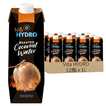 Vita HYDRO 火烤純椰子水  1L  12瓶