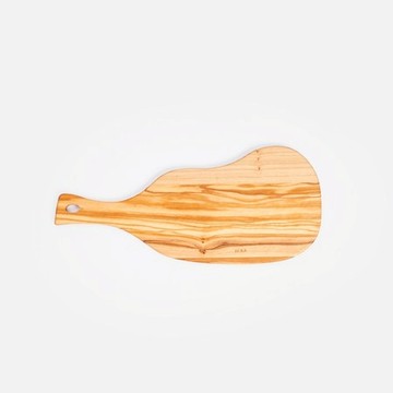 艾禮思橄欖木單柄托盤35x15cm 原色