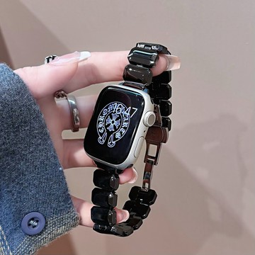 方糖金屬 蝴蝶扣錶帶 適用於 Apple Watch S10 9 8 7 6 5 SE 金屬錶帶 42mm 46mm