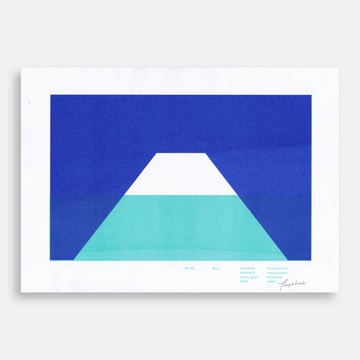 Art Print (Riso) / 富士山・冬