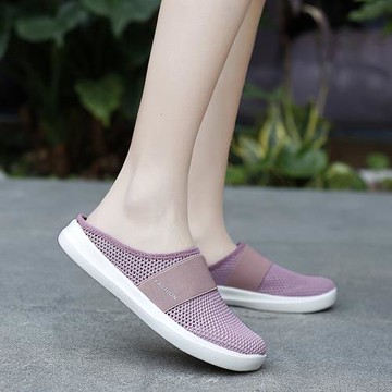 韓版夏款女洞洞鞋厚底增高鞋外穿拖鞋夏涼鞋ins沙灘花園鞋松糕鞋