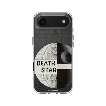 iPhone Air Clear Case（相機按鈕） 透明 - 迪士尼-星際大戰 Star Wars - 星際大戰 – 死星結構圖