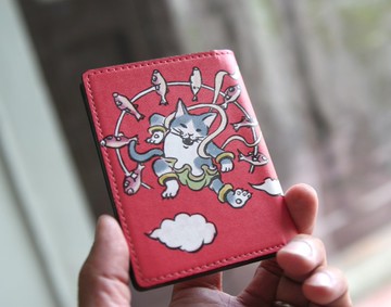 名片夾 富錦雷神紅