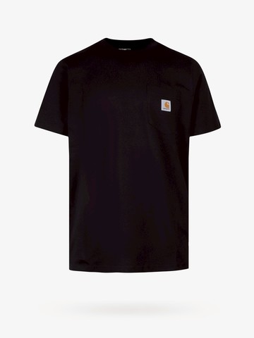 Pocket cotton t-shirt with logo patch - CARHARTT WIP - gender_Man