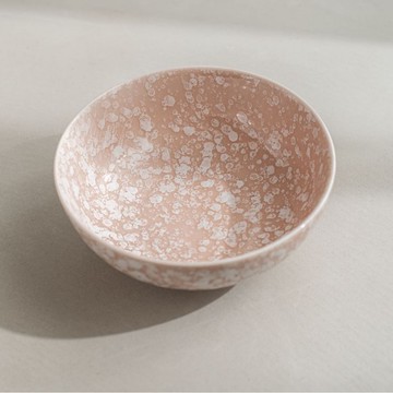 粉雪圓碗 (14.5cm) /金善窯/ 點心碗