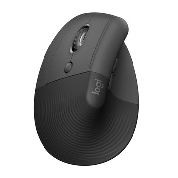 Logitech LIFT Left 人體工學垂直滑鼠左手版-石墨灰